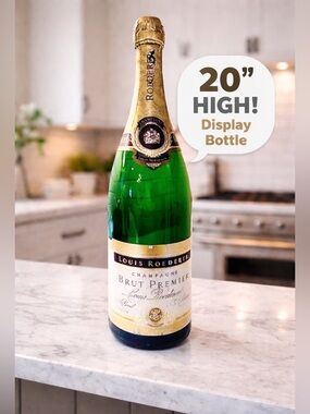 Louis Roederer 3L Jeroboam Champagne Bottle.